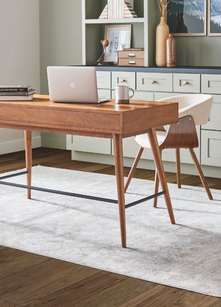 area rug in a Bel Air, MD, home office from Top Notch Flooring America